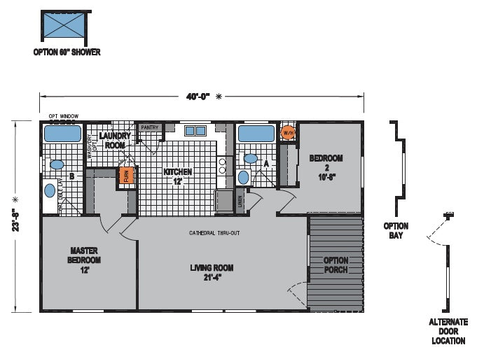 PACIFIC ATLANTA 16 - 2BD X 2BA 867 SQFT
