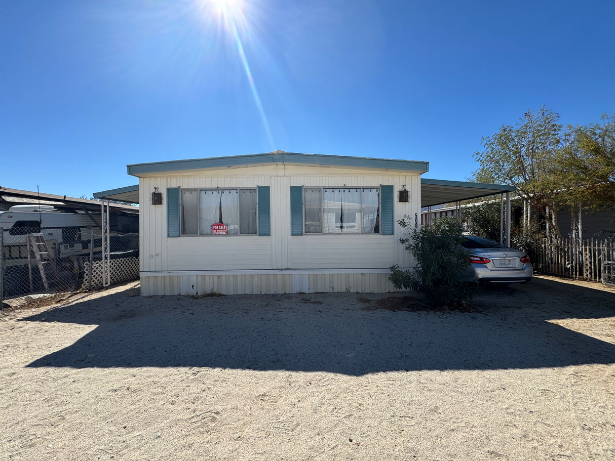Ocotillo Oasis Mobile Home Park, Space 508