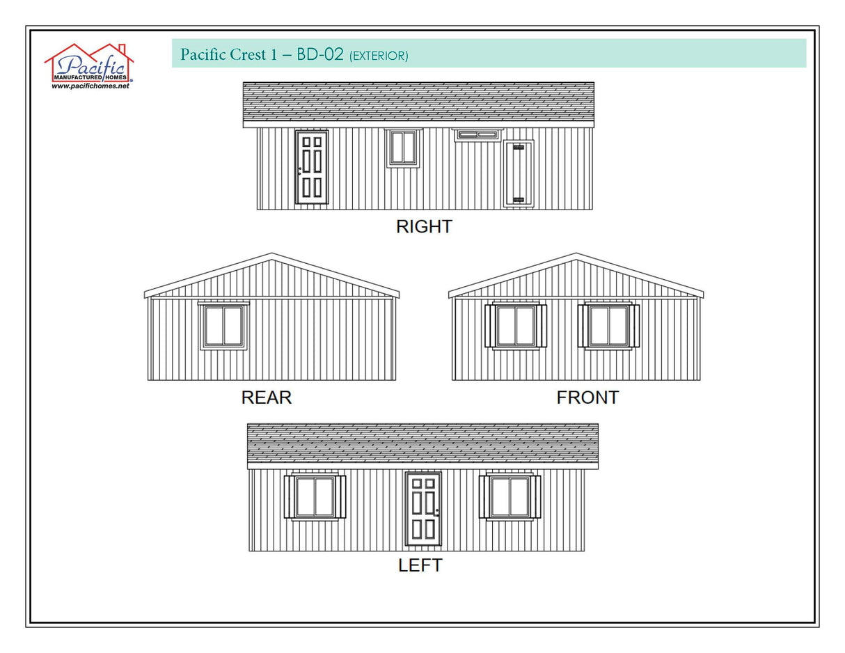 PACIFIC CREST 1 - 2BD X 1BA 757 SQFT