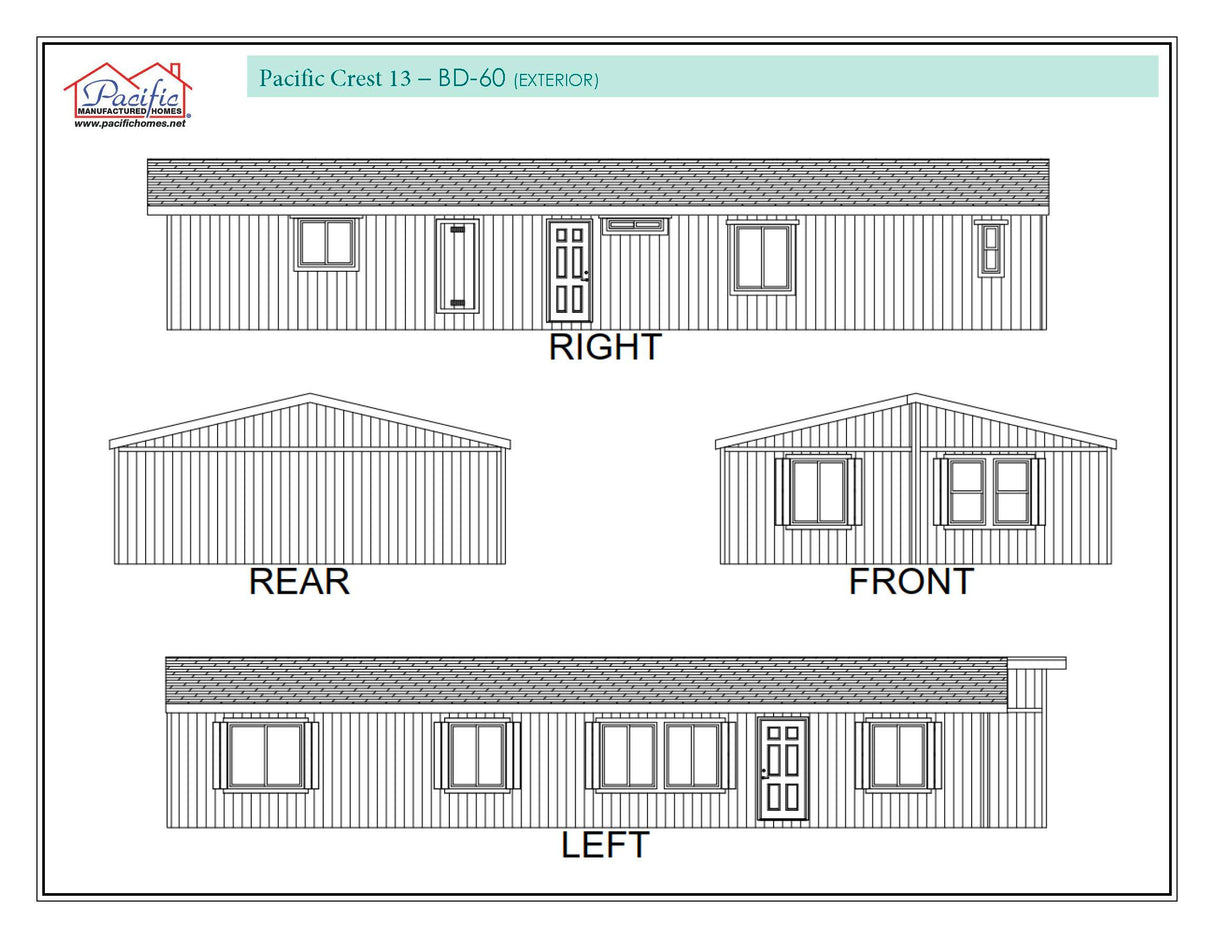 PACIFIC CREST 13 - 3BD X 2BA 1,547 SQFT