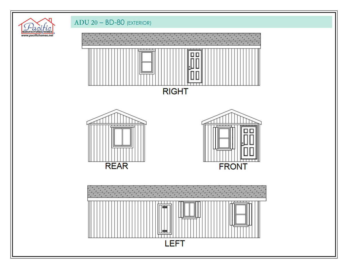 PACIFIC ADU 20 - 1BD X 1BA 426 SQFT