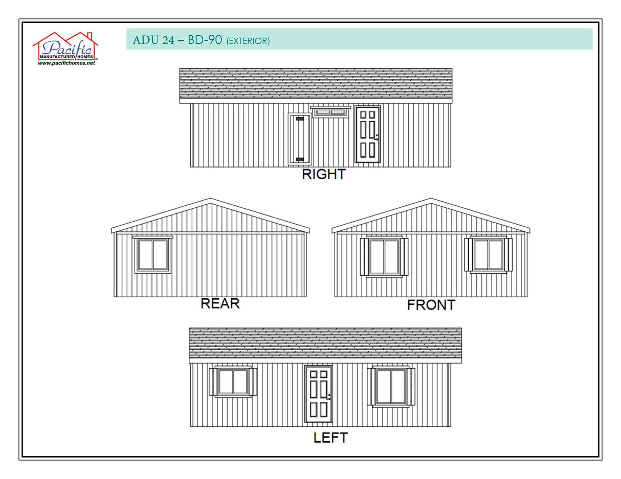 PACIFIC ADU 24 - 2BD X 1BA 757 SQFT