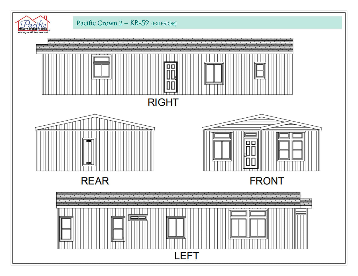 PACIFIC CROWN 2 - 3BD X 2BA 1,493 SQFT