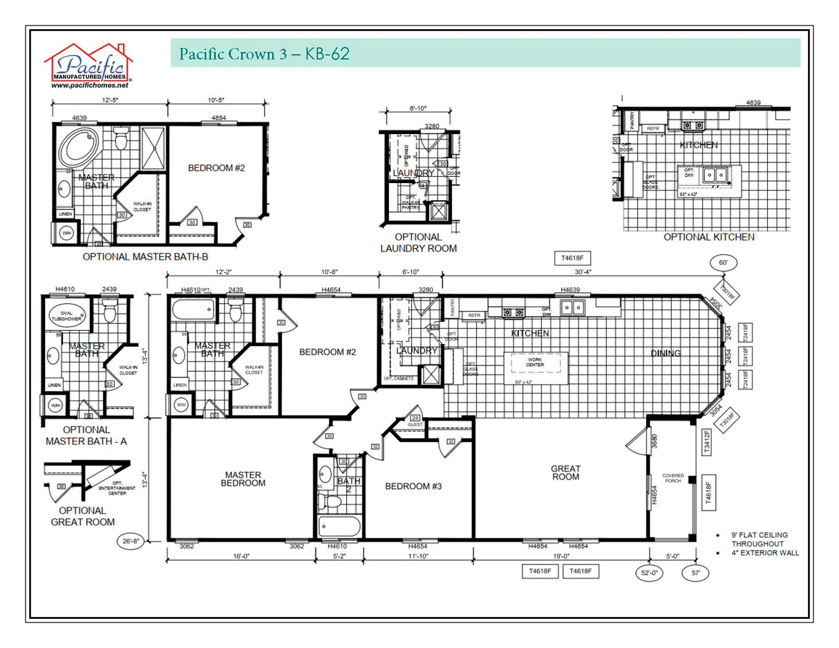 PACIFIC CROWN 3 - 3BD X 2BA 1,487 SQFT