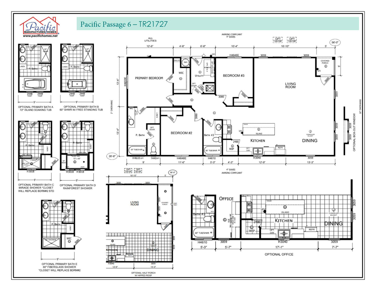 PACIFIC PASSAGE 6 - 3BD X 2BA 1,493 SQFT