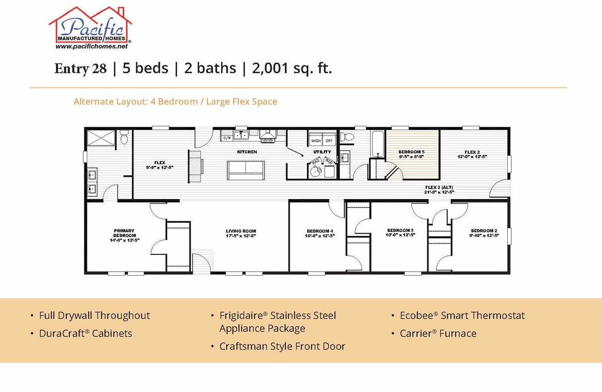 PACIFIC ENTRY 28 - 5BD X 2BA 2,001 SQFT