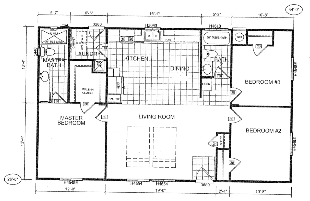 Pacific Ruby BM9- 3BD & 2BA 1,173 SQFT