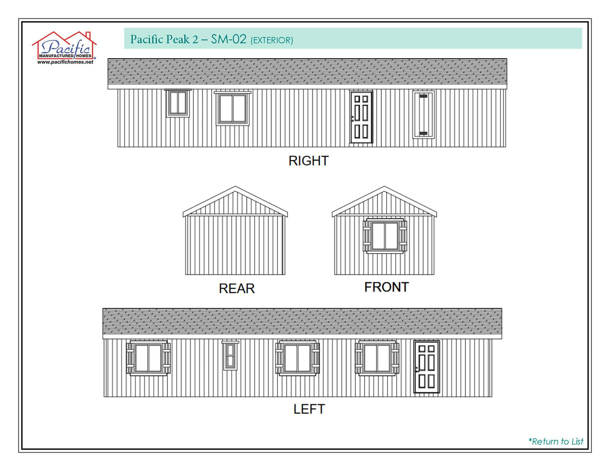 PACIFIC PEAK 2 - 2BD X 1BA 693 SQFT