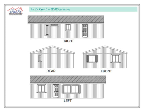 PACIFIC CREST 2 - 3BD X 2BA 947 SQFT