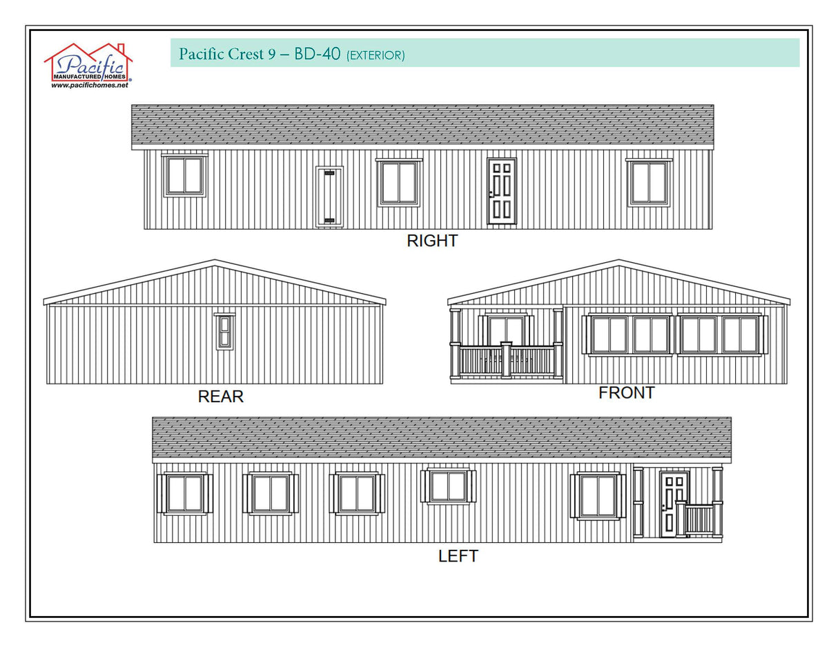 PACIFIC CREST 9 - 3BD X 2BA 2,020 SQFT