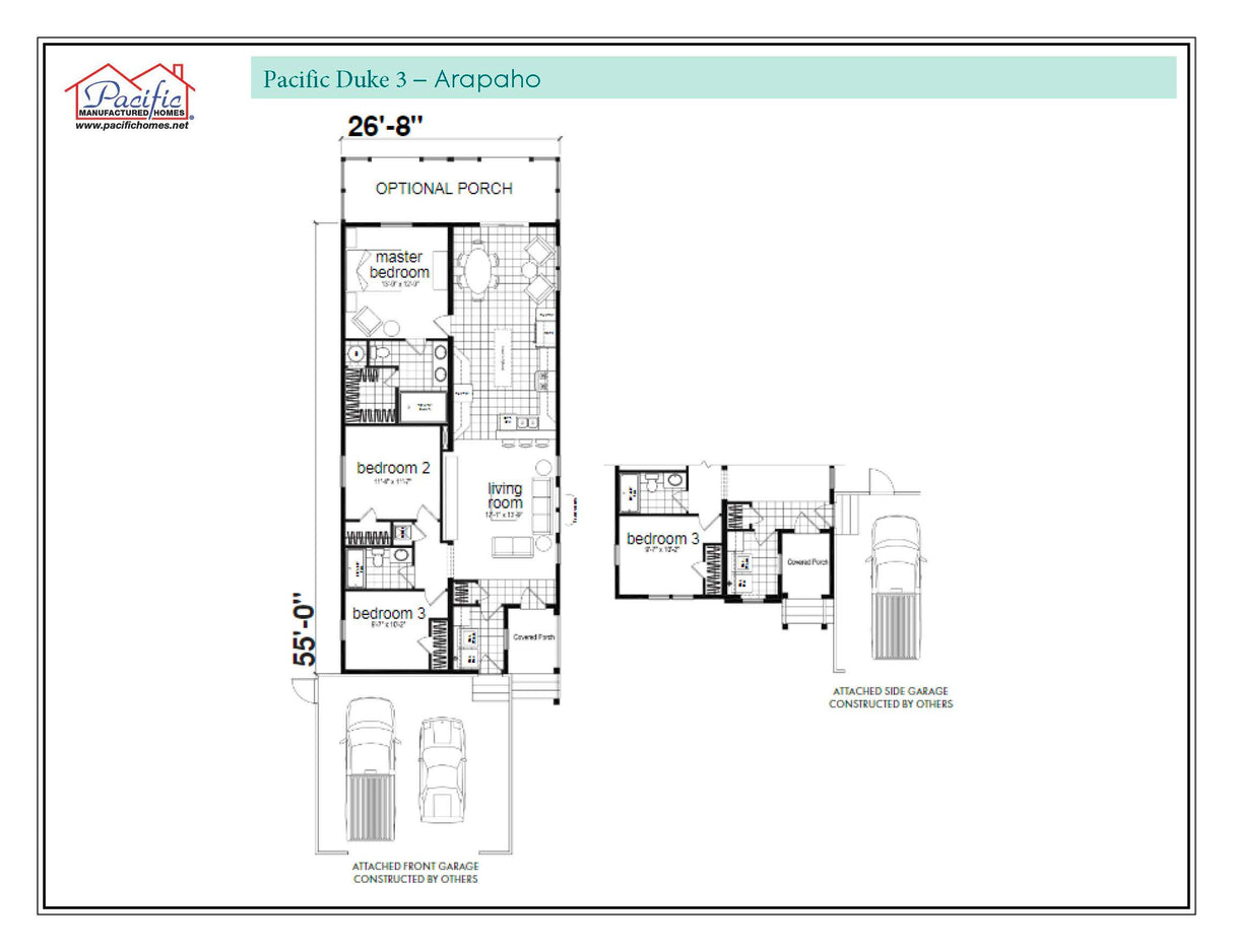 PACIFIC DUKE 3 - 3BD X 2BA 1,416 SQFT