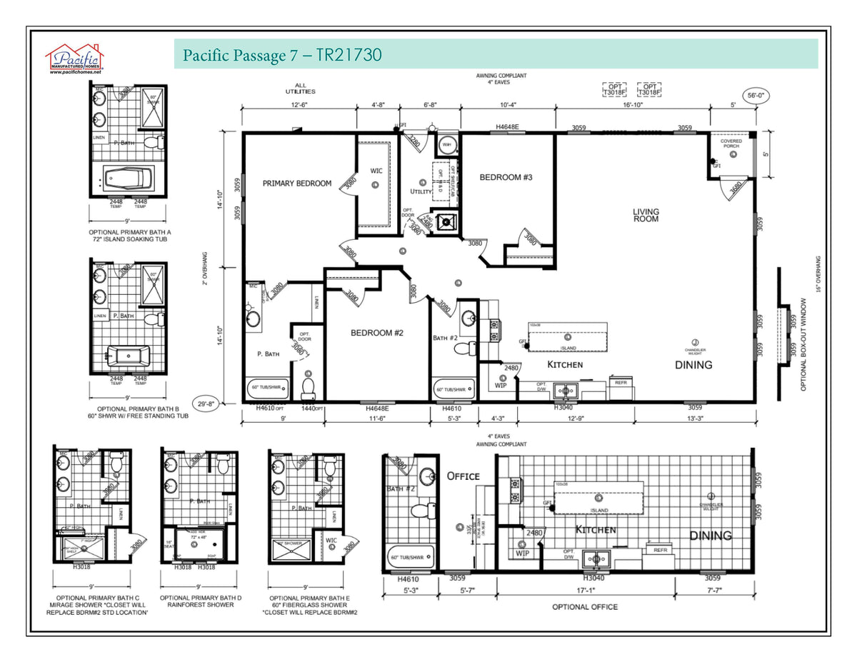 Floor Plans Page 3 Pacific Homes