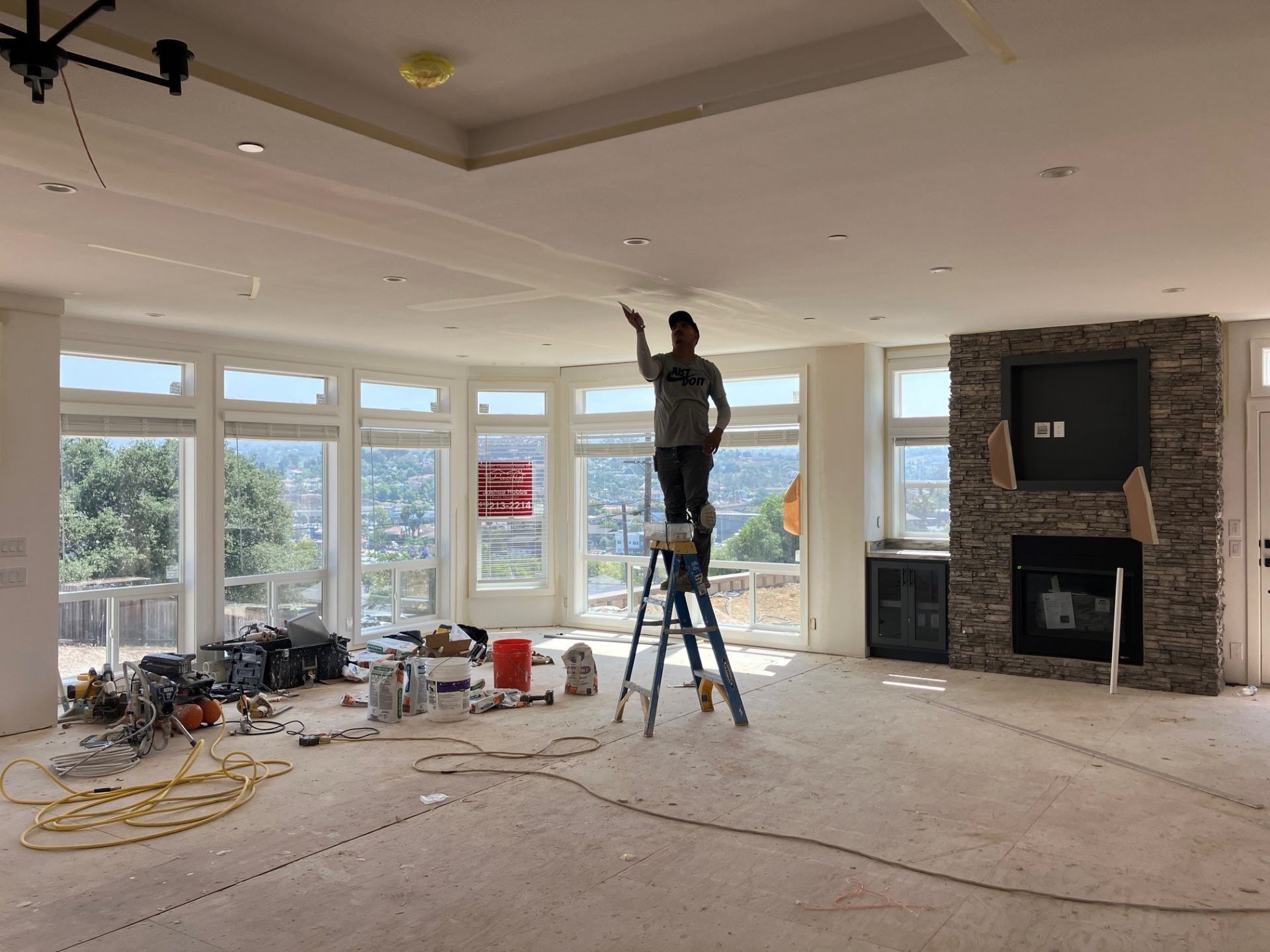 5 interior ceiling drywall H