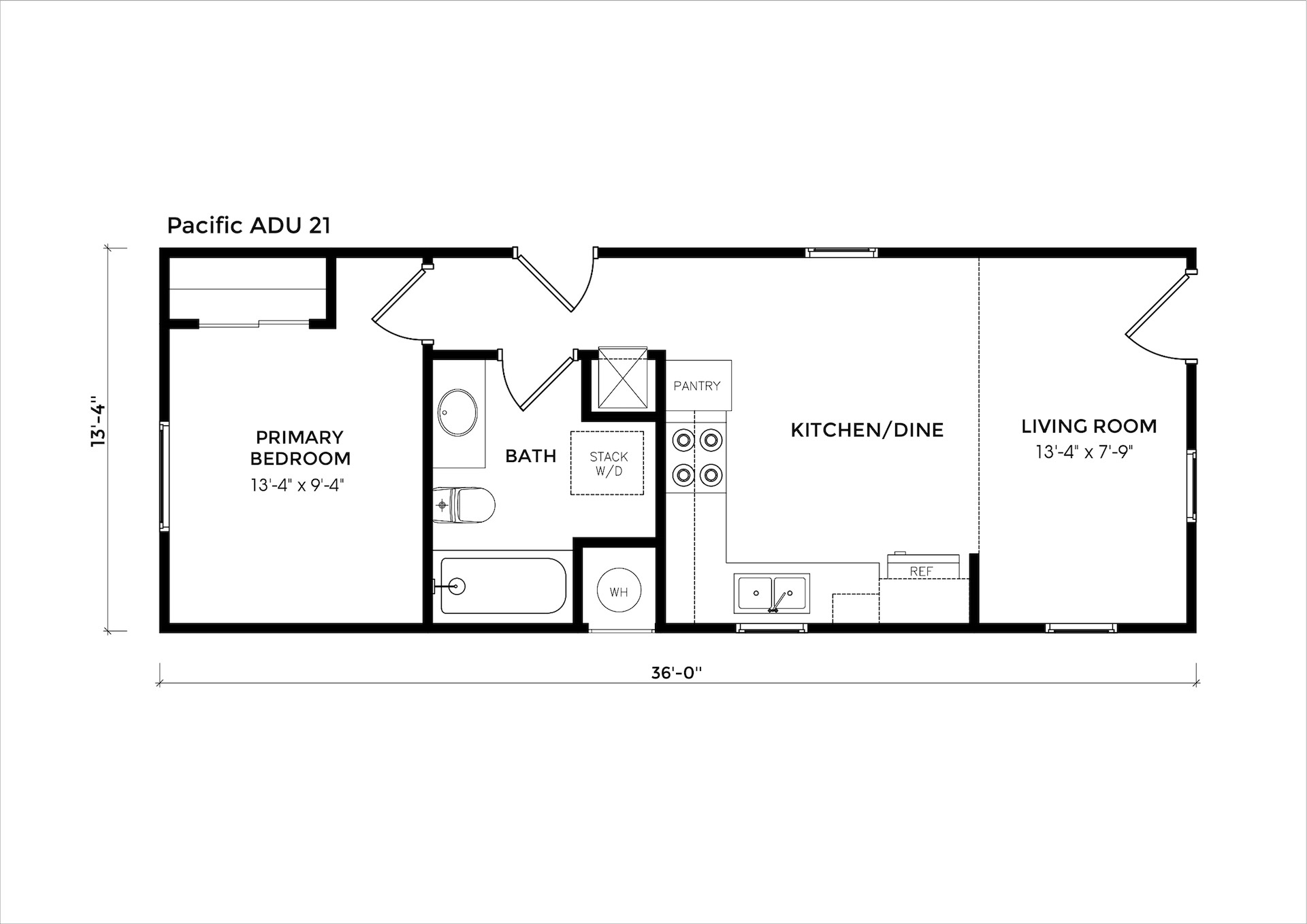 Pacific ADU 21 floor plan