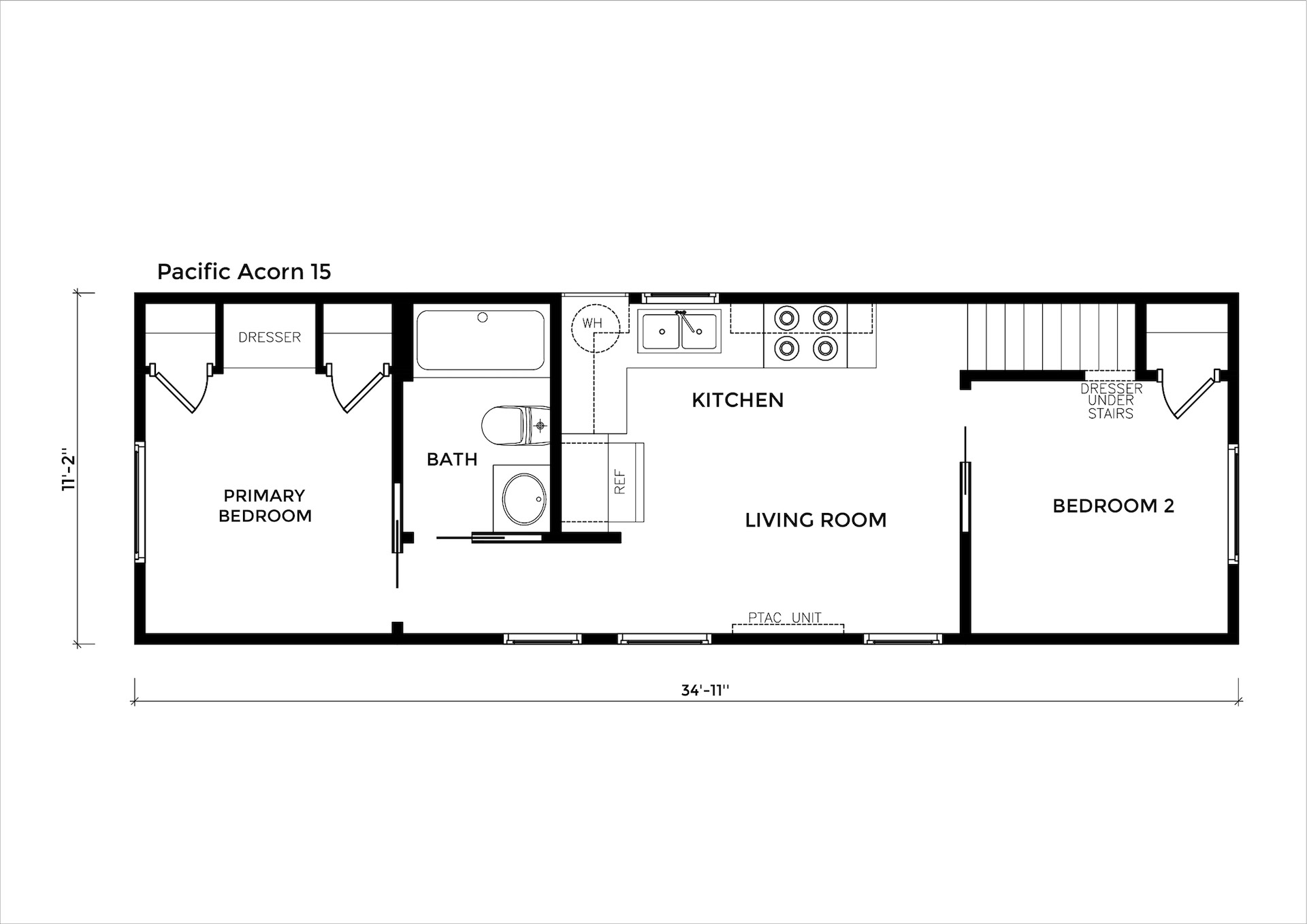 Pacific Acorn 15 floor plan