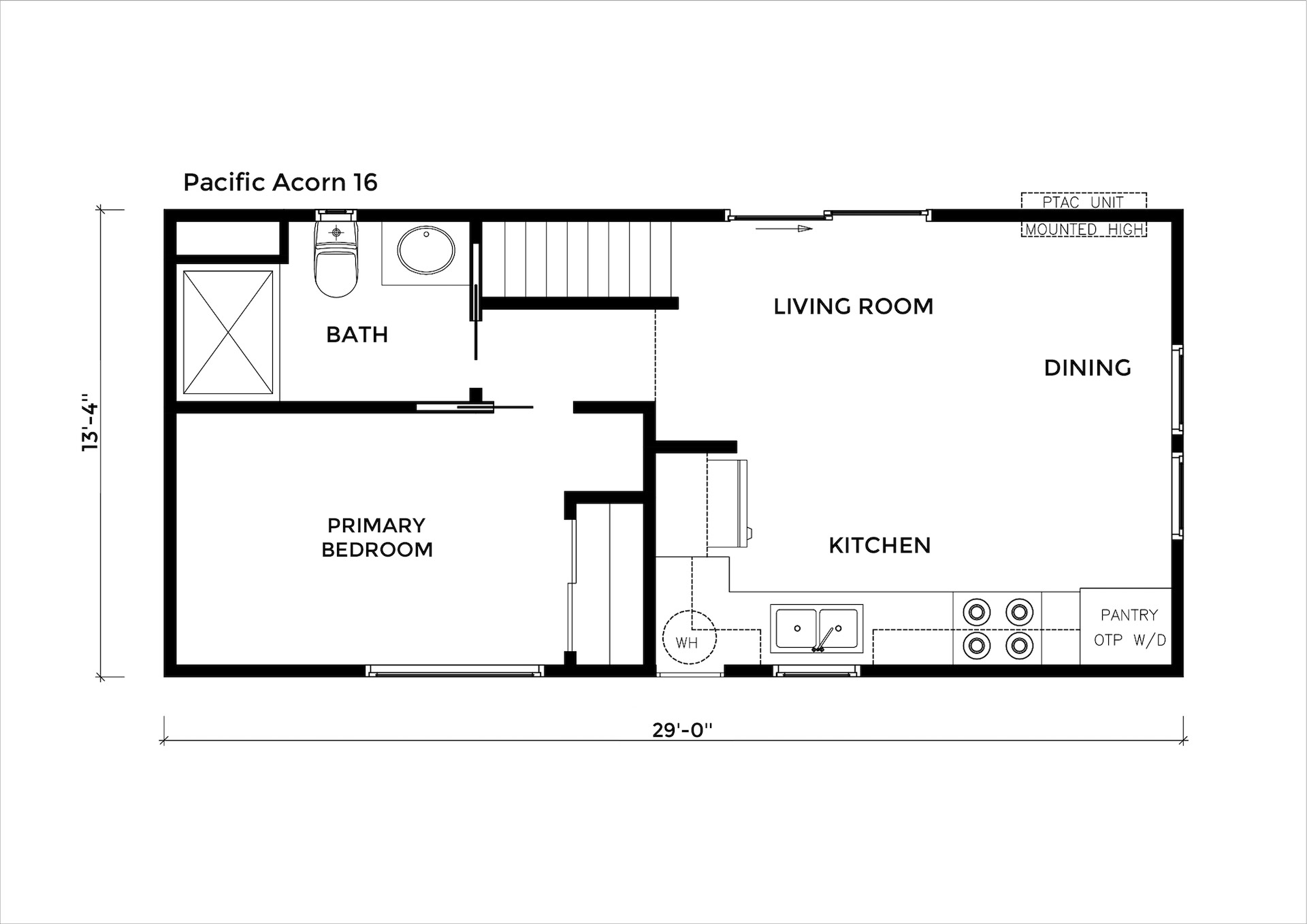 Pacific Acorn 16 floor plan