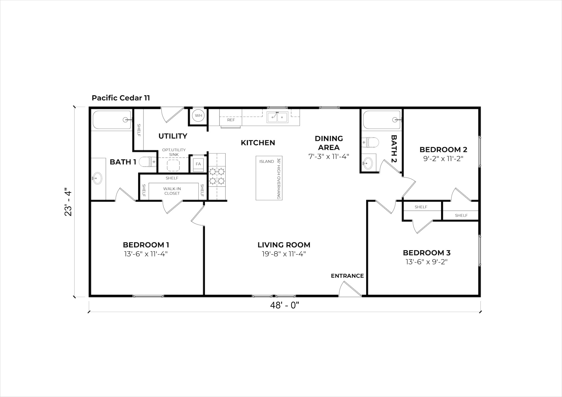 Pacific Cedar 11 floor plan