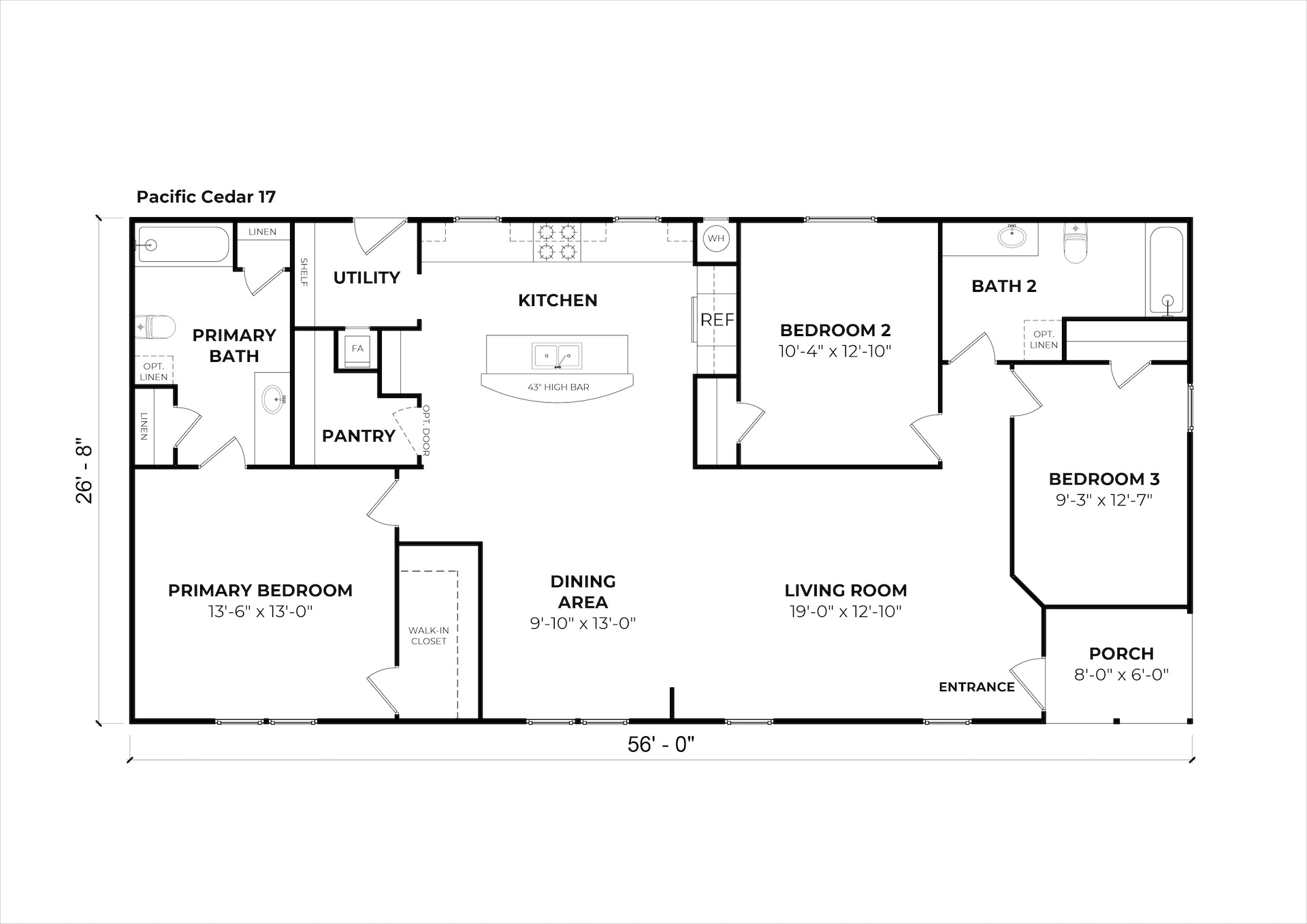 Pacific Cedar 17 floor plan