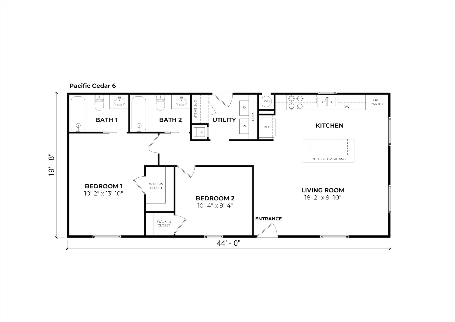 Pacific Cedar 6 floor plan