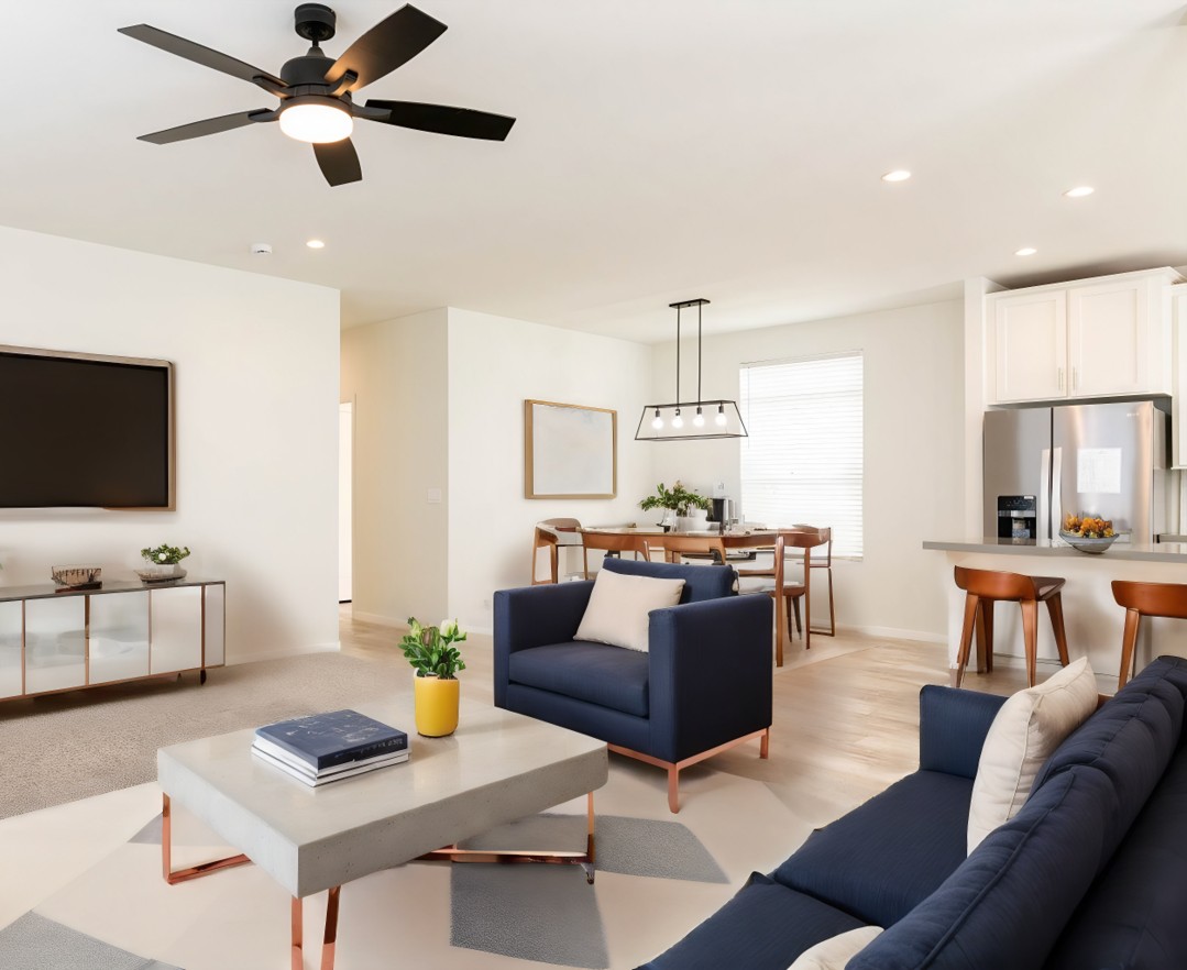 Pacific Chestnut 10 living area rendering