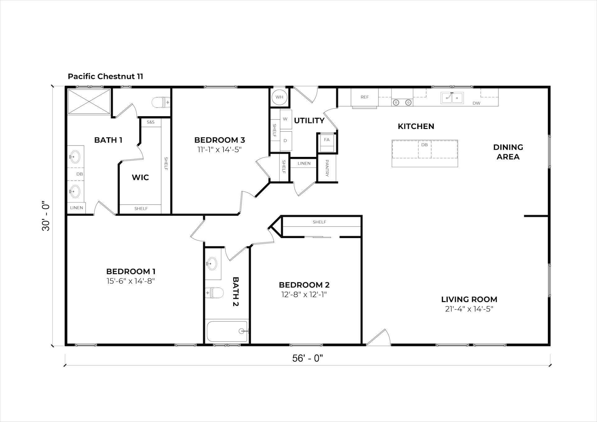 Pacific Chestnut 11 floor plan
