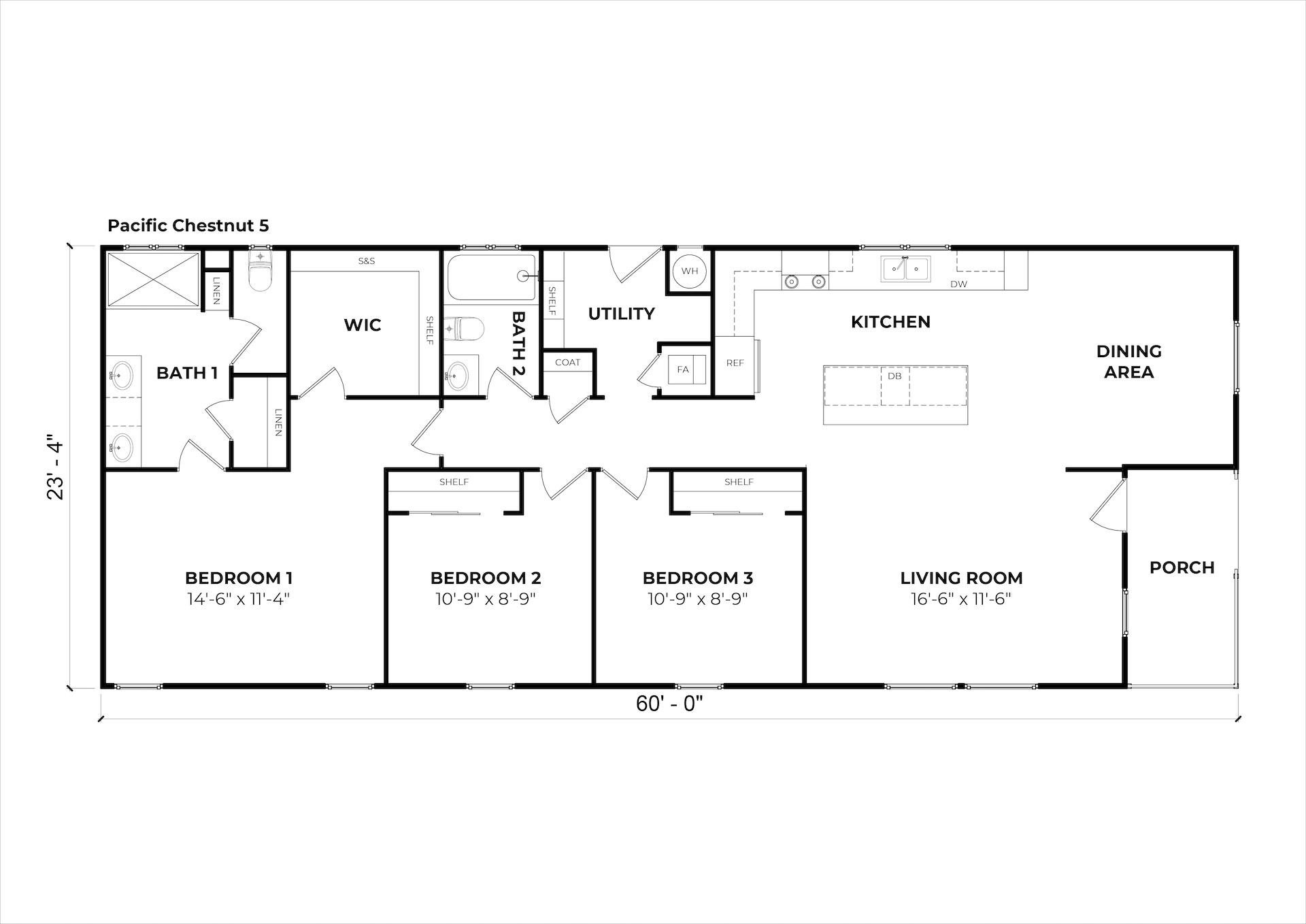Pacific Chestnut 5 floor plan
