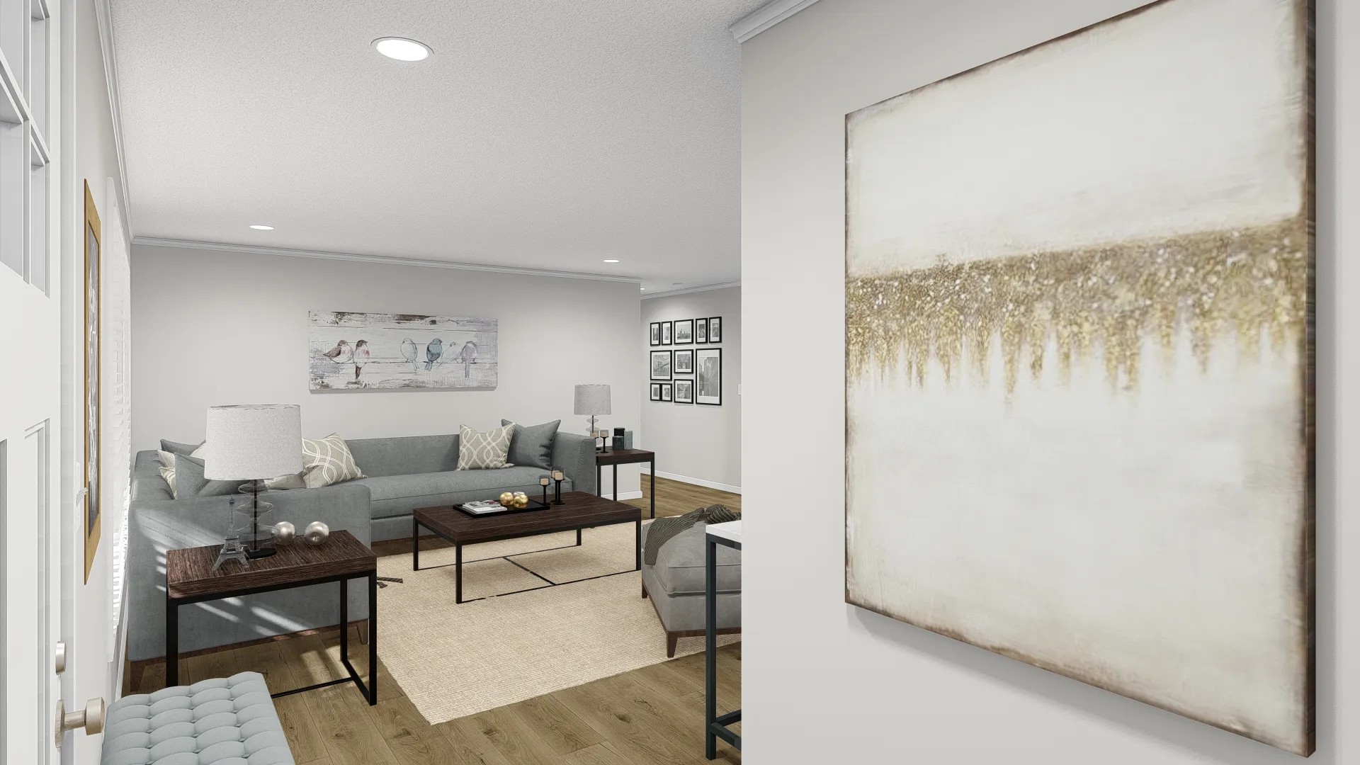 Pacific Coast 17 living room rendering
