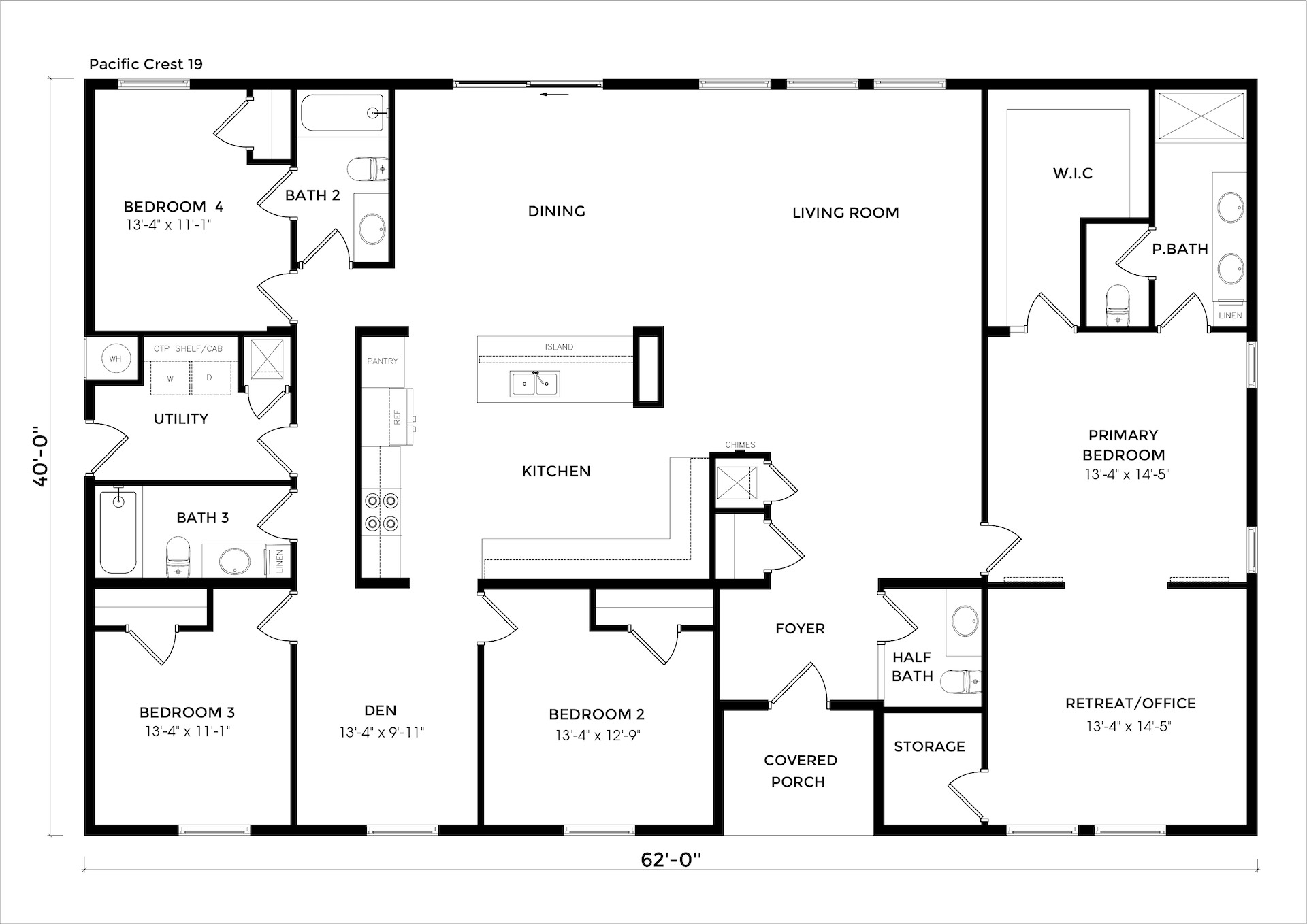 Pacific Crest 19 floor plan