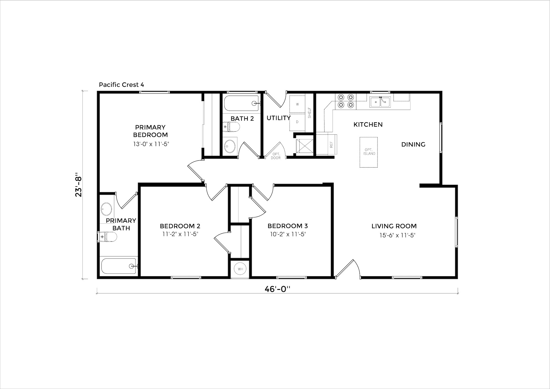 Pacific Crest 4 floor plan