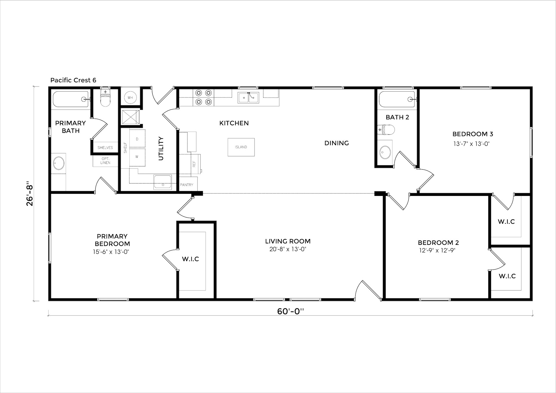Pacific Crest 6 floor plan