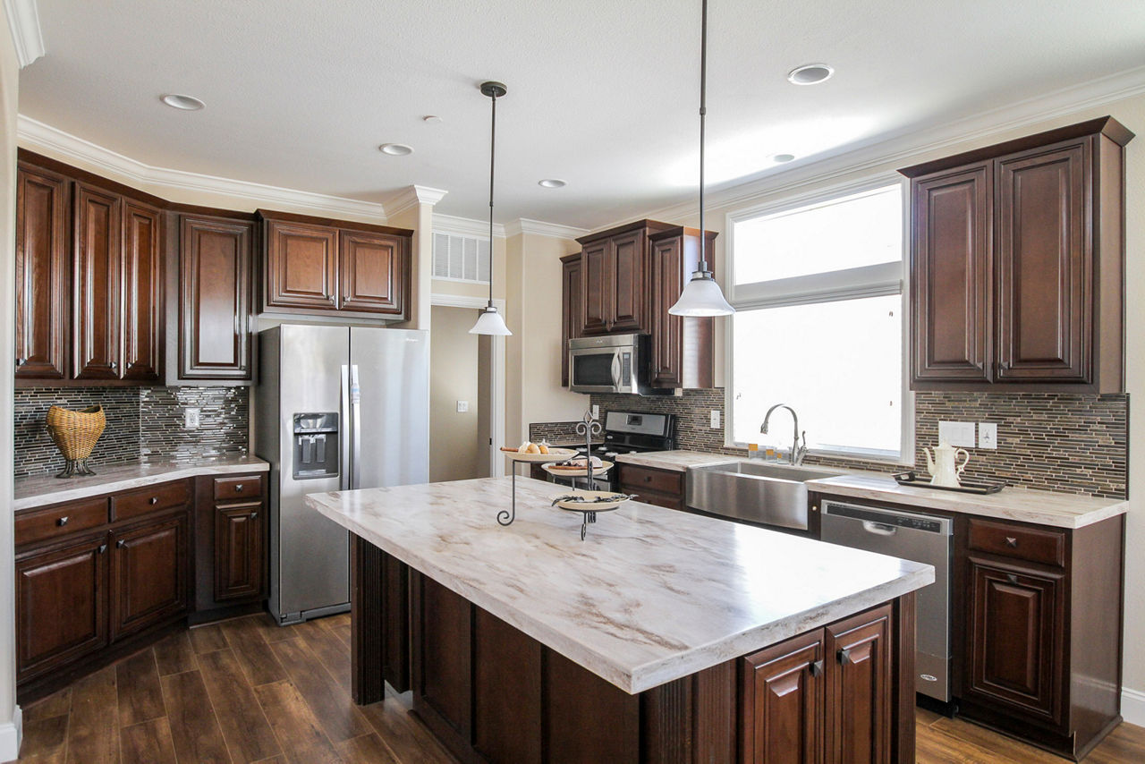 Pacific Crown 4 kitchen island