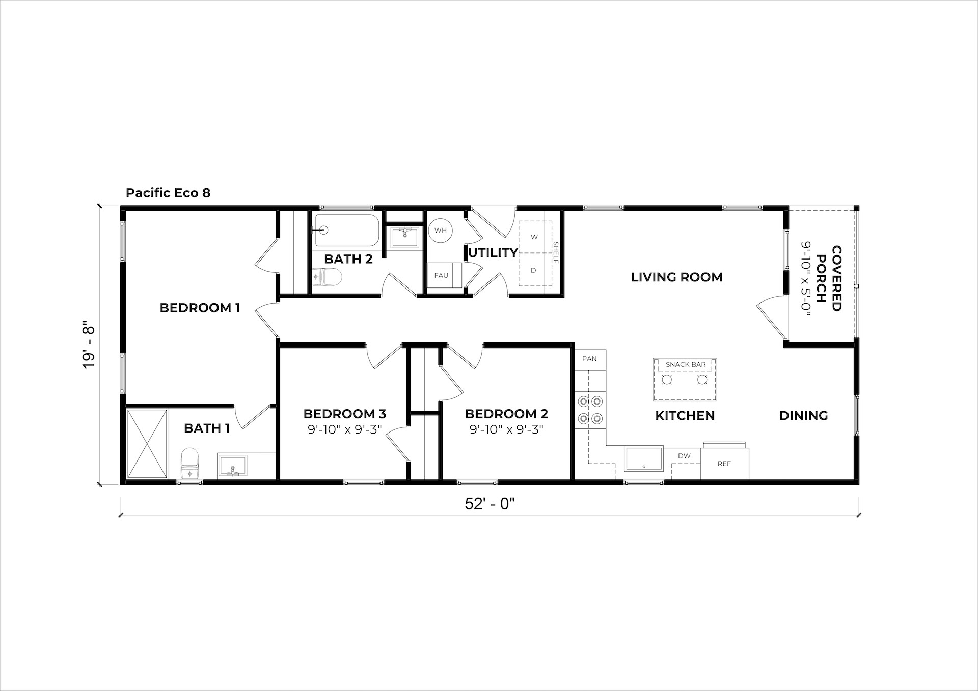 Pacific Eco 8 floor plan