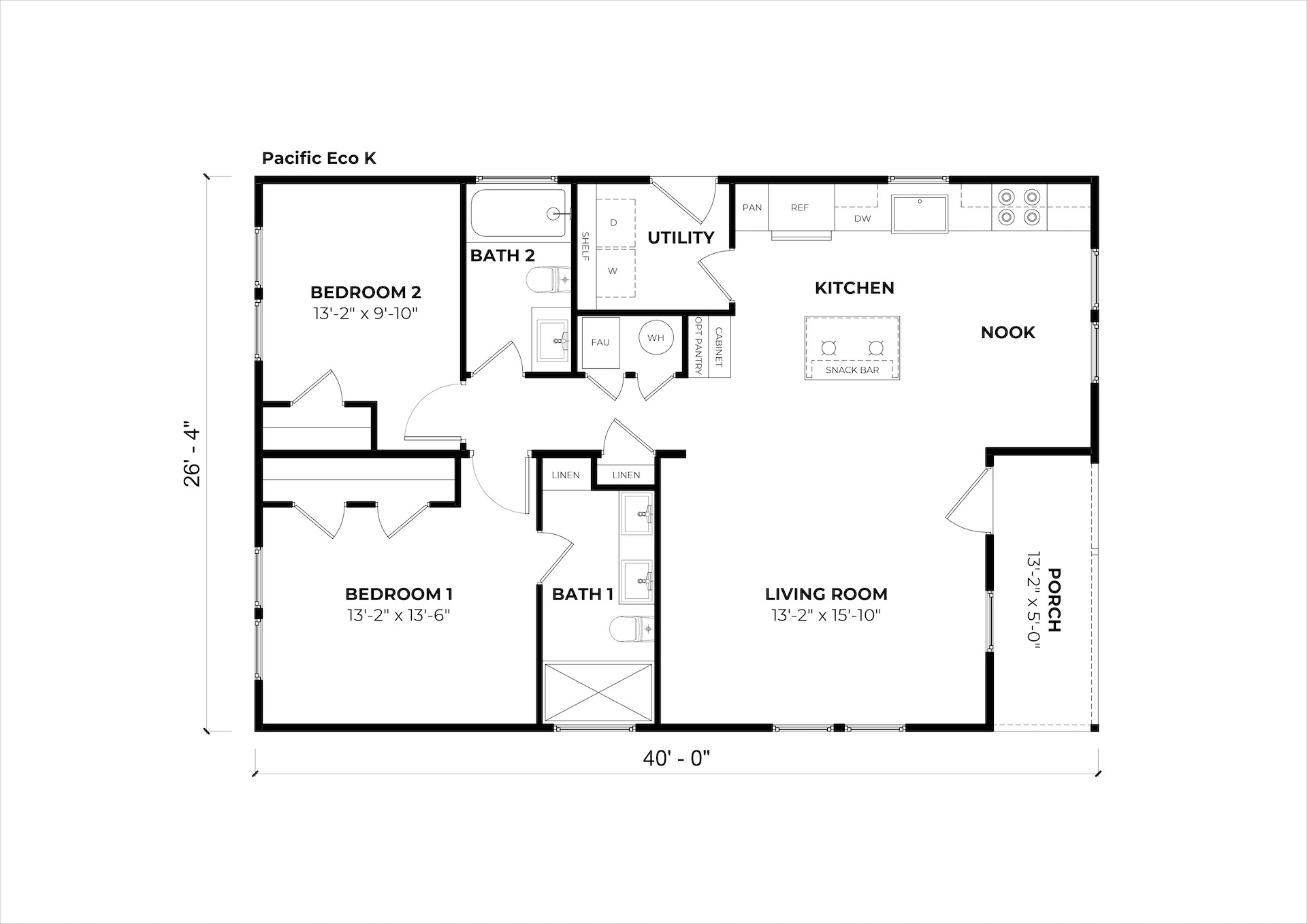 Pacific Eco K floor plan