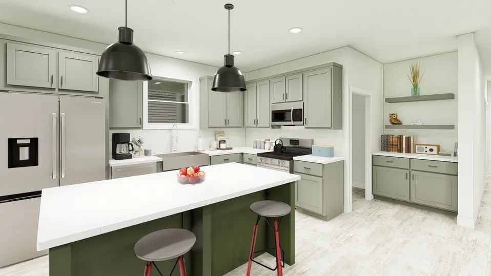 Pacific Eco M kitchen area