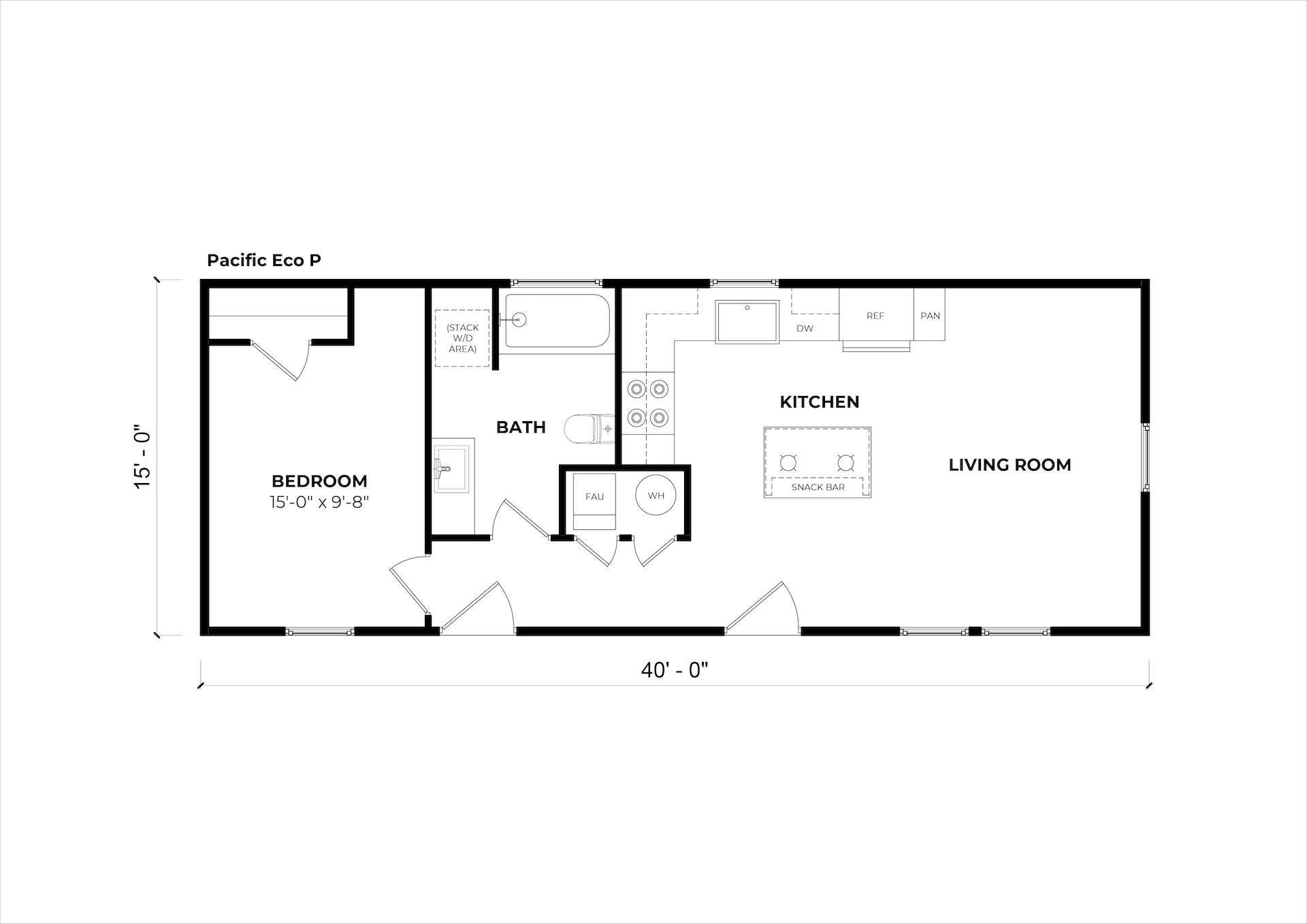 Pacific Eco P floor plan