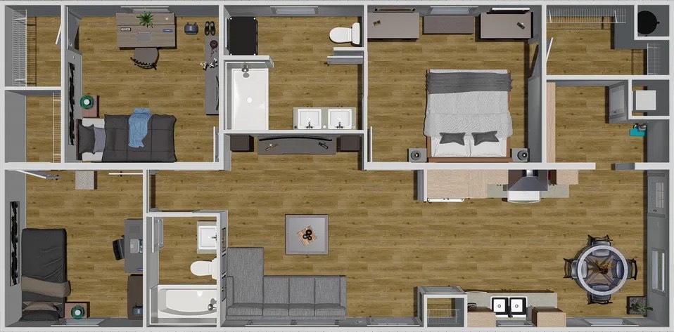 Pacific Entry 13 top view rendering