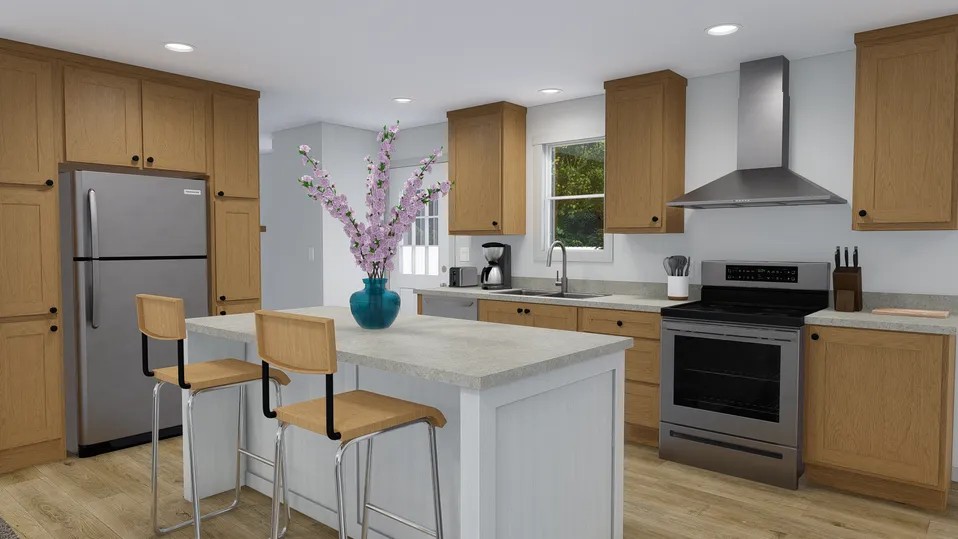 Pacific Entry 16 kitchen