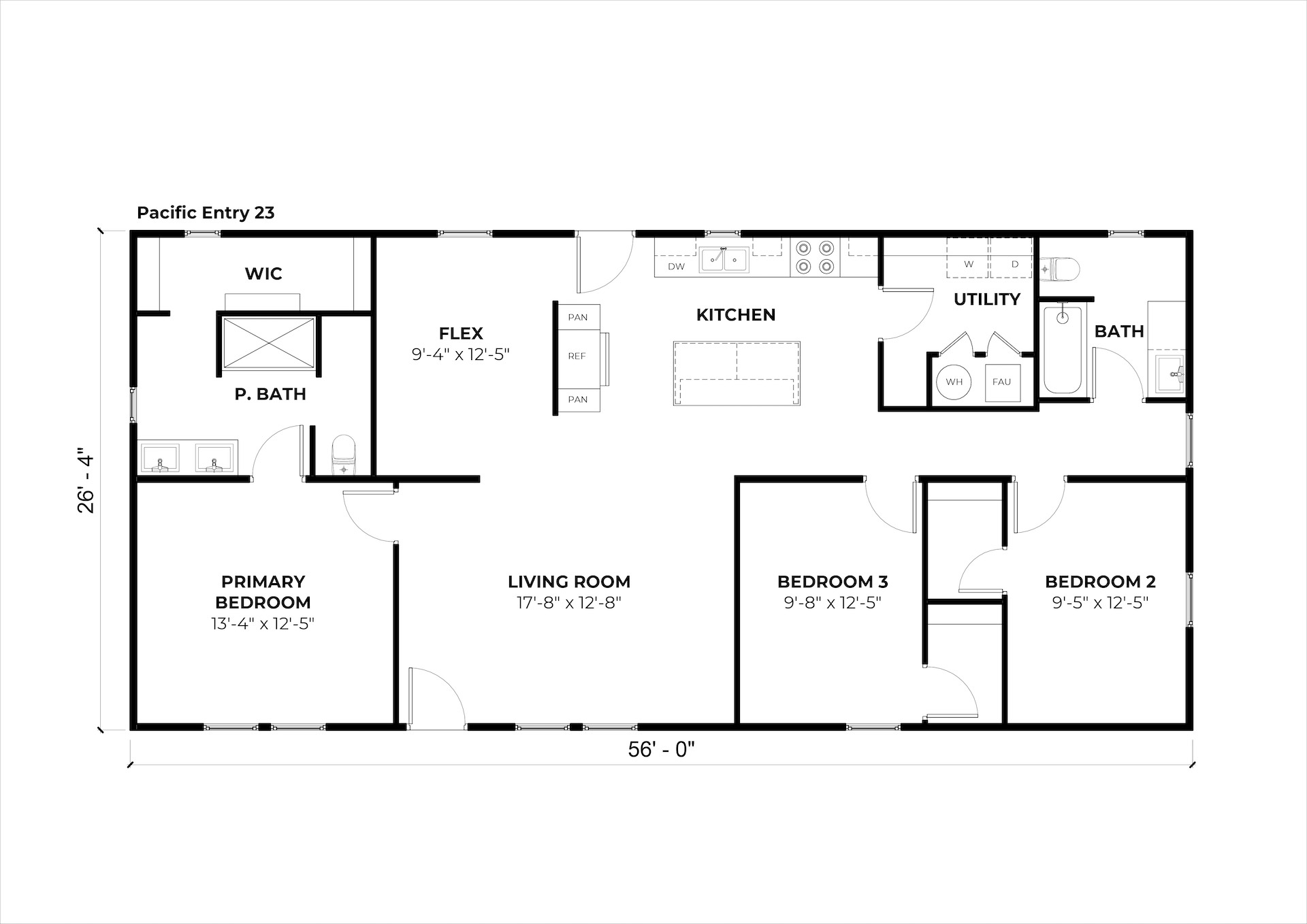 Pacific Entry 23 floor plan