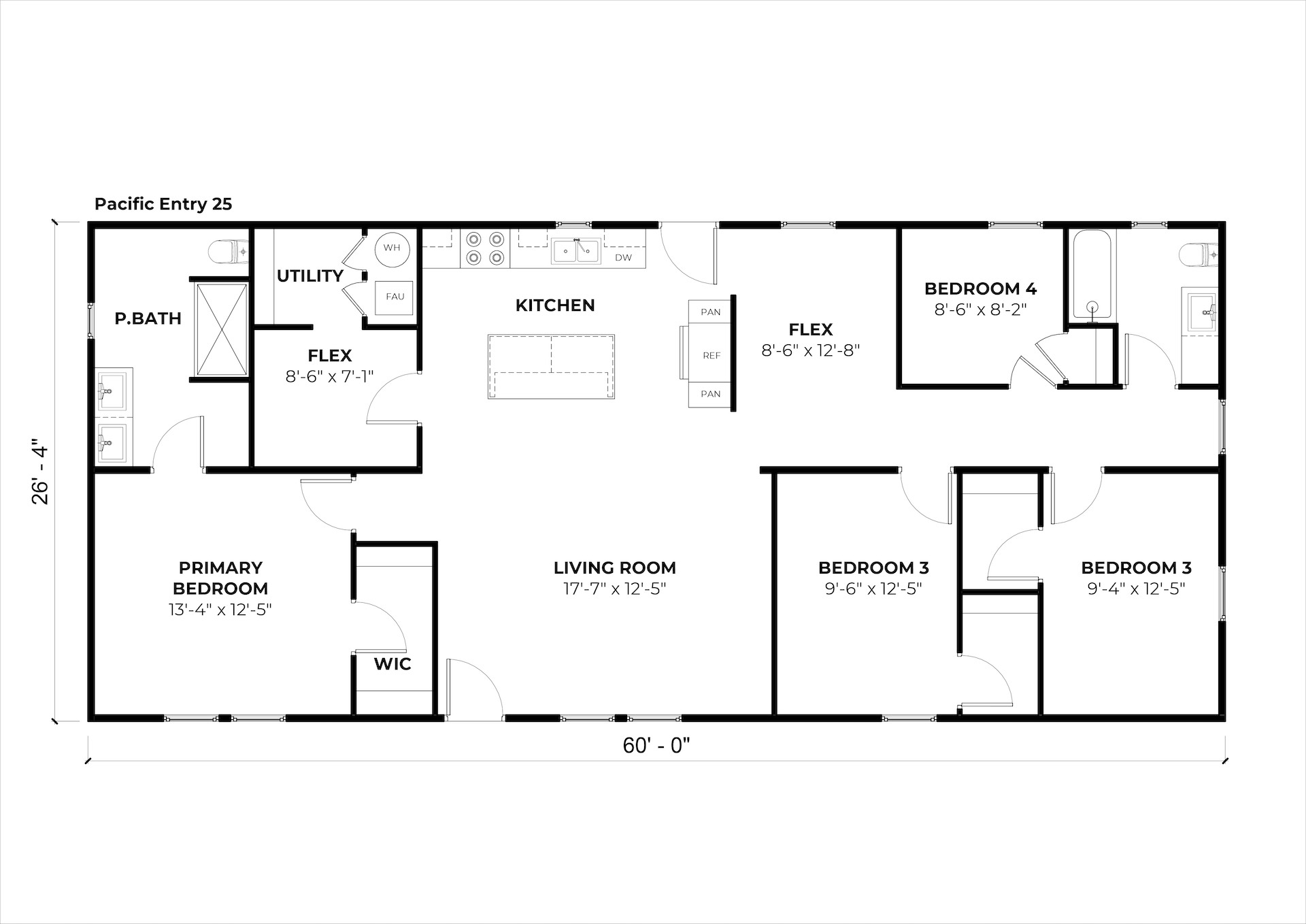 Pacific Entry 25 floor plan