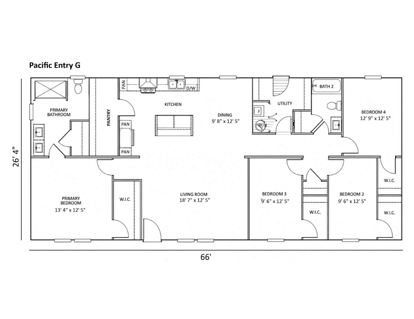Pacific Entry G floor plan