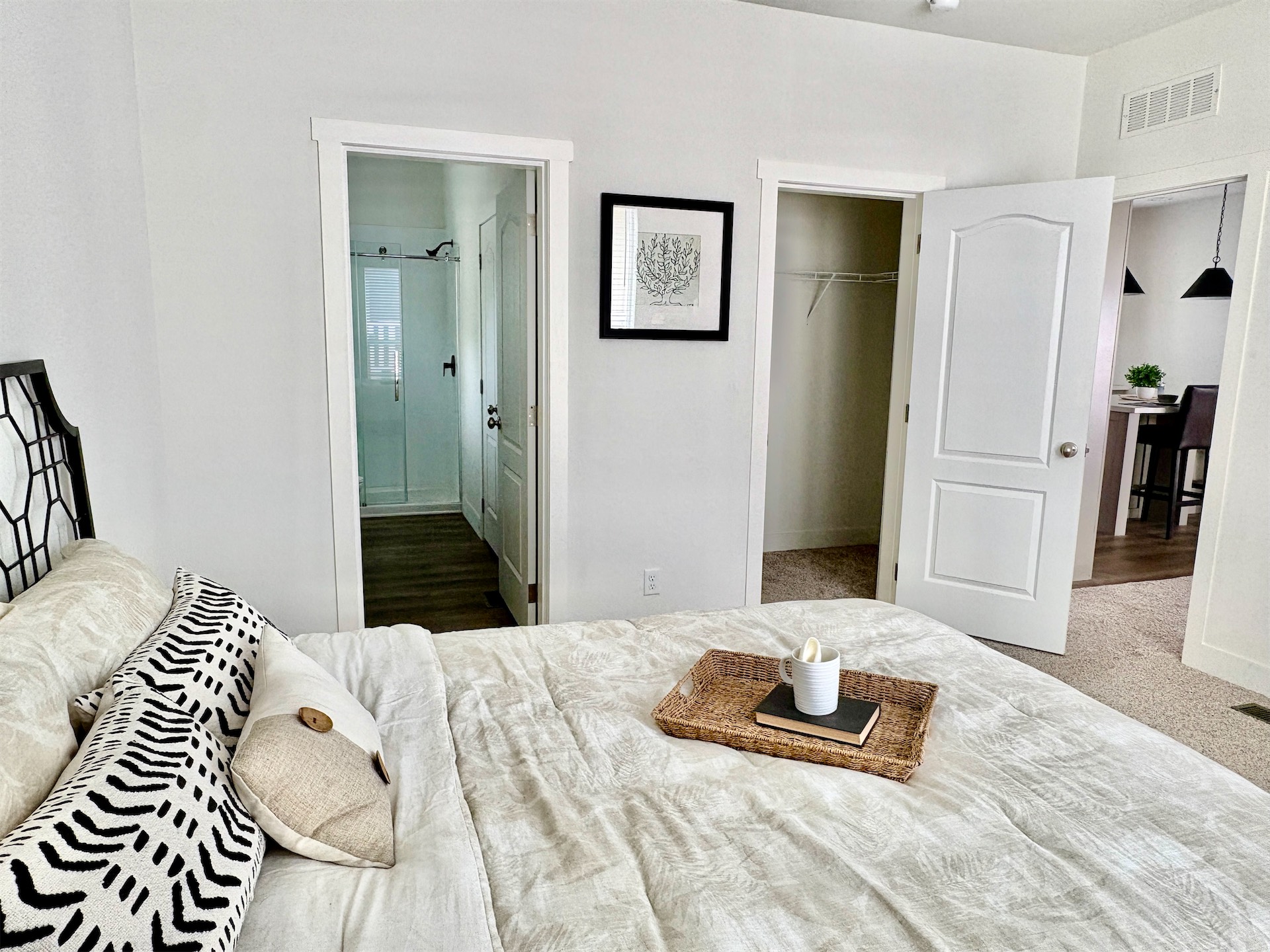 Pacific New Age primary ensuite and closet