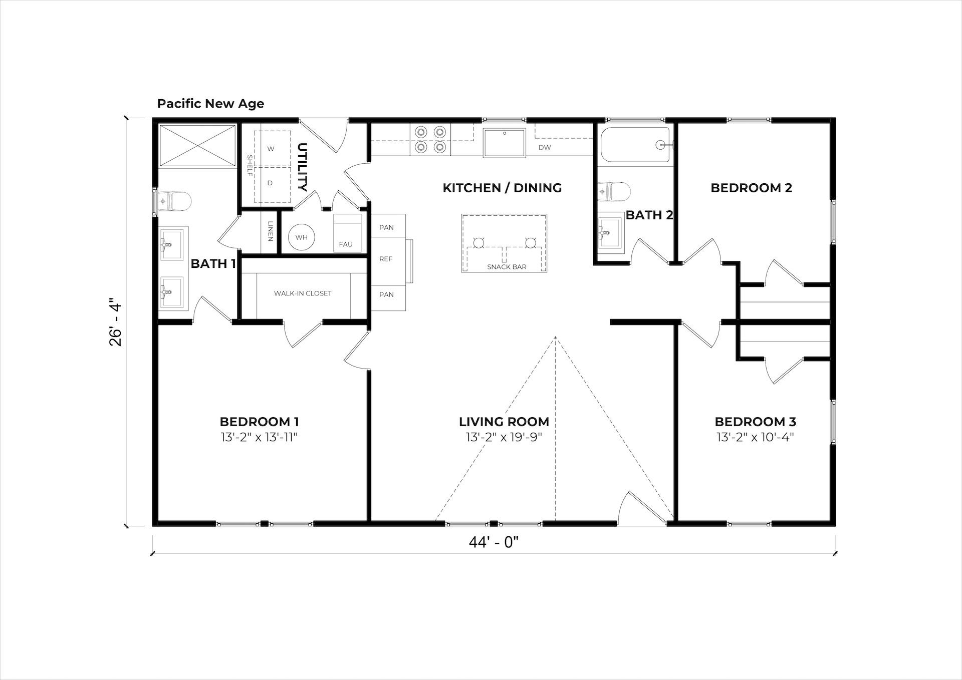 Pacific New Age floor plan