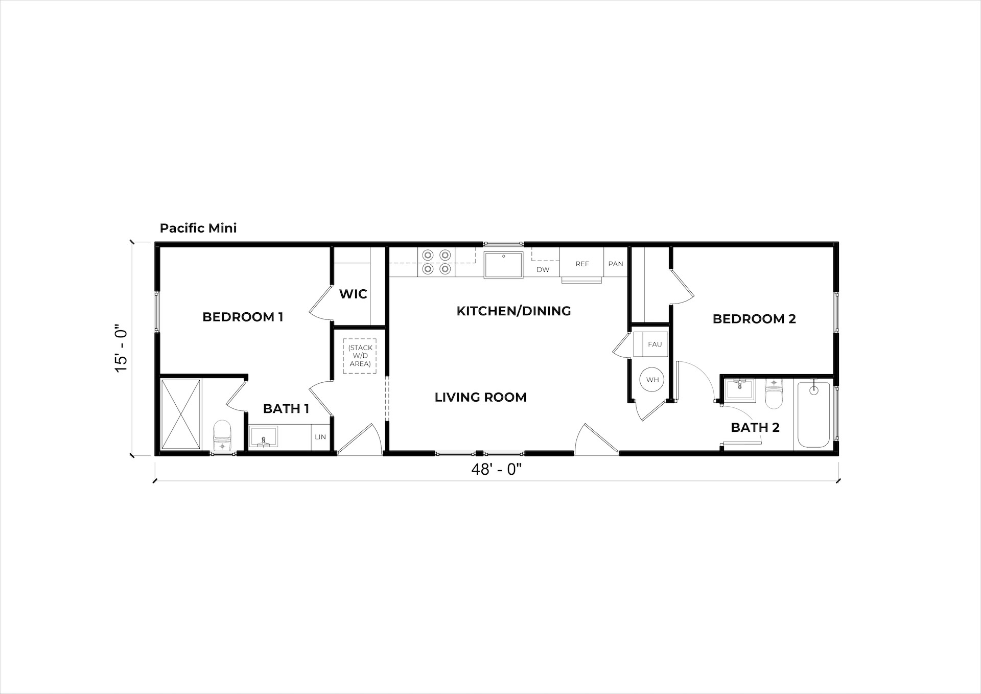 Pacific mini floor plan