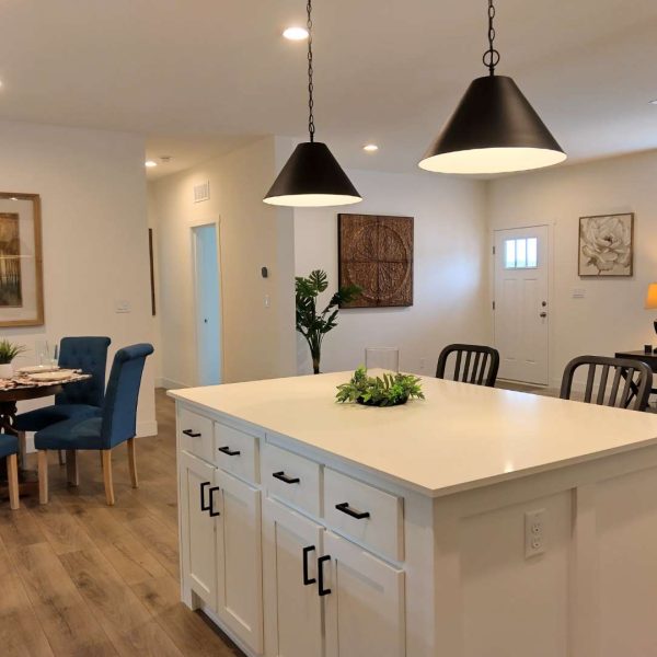 pendants in kitchen